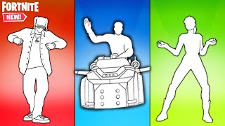 ALL NEW ICON SERIES DANCES amp EMOTES IN FORTNITE [upl. by Benedikta364]