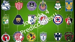 Predicciones jornada 4 clausura 2024 l Loquendo deportes [upl. by Hadihsar537]