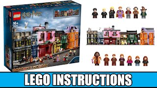 LEGO Instructions How to Build LEGO Diagon Alley  75978 LEGO HARRY POTTER [upl. by Bully]