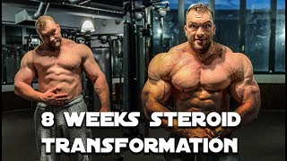 8 Weeks Steroid TRANSFORMATION  Erstes Rückentraining in der Offseason [upl. by Jens2]