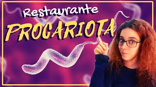 Si La Célula PROCARIOTA Fuera Un RESTAURANTE [upl. by Idolem]