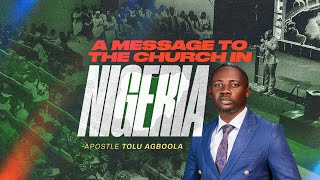 I OWN THE GIFTA MESSAGE TO THE CHURCH IN NIGERIA  Apostle Tolu Agboola [upl. by Talyah571]