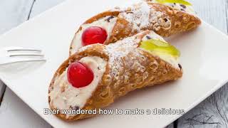 How to Make Homemade Cannoli Like a Professional Pastry Chef [upl. by Iccir749]