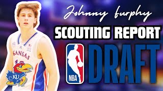 Johnny Furphy Scouting Report  Kansas Forward 2024 NBA Draft Breakdown [upl. by Karylin216]