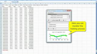 Neural Network Stock Price Prediction in Excel [upl. by Clarice930]