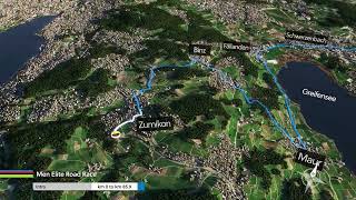 UCI World Championships Zürich 2024  Road Race Men Elites [upl. by Eseuqcaj]