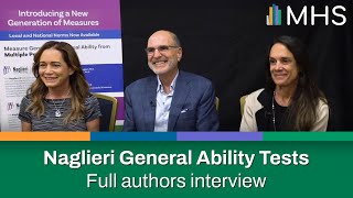 Naglieri General Ability Tests Author Full Interview [upl. by Mickey568]