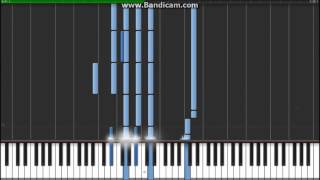 Shingeki no Kyojin ED  Utsukushiki Zankoku na Sekai  Synthesia PianoEgOistHiuMan [upl. by Gridley]