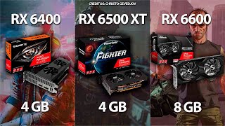 RX 6400 vs RX 6500 XT vs RX 6600 [upl. by Anaid785]