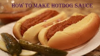 The Best Hot Dog Sauce Recipe [upl. by Ciryl]