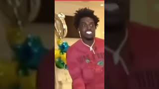 Kodak Black did a pill poppin trick shot 😂😂 perk King Kai cenat flabbergasted realitytv viral [upl. by Sgninnej]