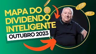 🗺 Mapa do Dividendo Inteligente Outubro 2023  Top 6 Melhores Ações Pra Carteira 🤑 [upl. by Eissirc]