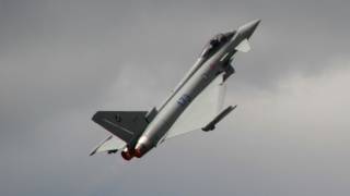 Eurofighter Typhoon  Extreme Demonstration of maneuverability [upl. by Einnaj]