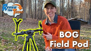 Want a Good Hunting Blind Shooting Rest  BOG Fieldpod REVIEW [upl. by Niac]