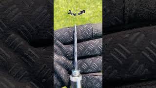 Reamer Wear Test  DoubleLayer Steel Wire Motorcycle Tire tirerepair car motorcycle michigan [upl. by Tyler]