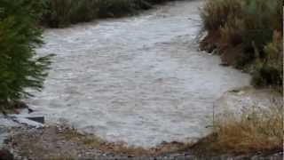 Gota fría  Arboleas Los Carrascos Bridge  Arroyo Aceituno 28 Sept 2012 [upl. by Denton]