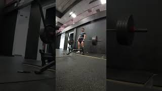 Conventional Deadlift 405x3 at 145lbs bw [upl. by Amme929]