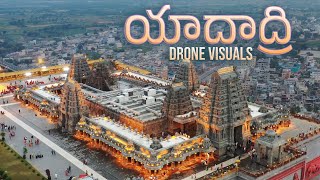 Yadagirigutta Temple Drone Visuals  Yadadri Temple Latest Video  Manastars [upl. by Tal]