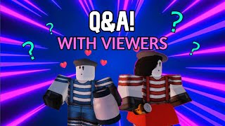 QampA Livestream Roblox With Viewers 🔴 [upl. by Bennink]