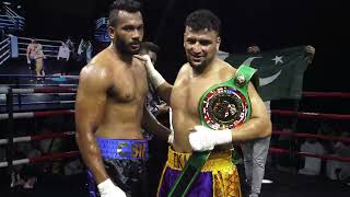 Round 1 TKO 🇵🇰Taimoor Khan vs 🇮🇳Jaskaran Singh  WBC Asia Heavyweight Championship Aug26 2023 [upl. by Eirrehc57]