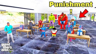 Franklin Ask Question and Answer Tution Class or Shinchan Fight with Students IN GTA V [upl. by Cammi]