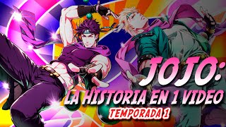 Jojos Bizarre Adventure La Historia en 1 Video Primera Parte [upl. by Uyekawa]