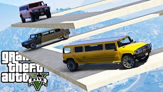 GTA 5 ONLINE  SKILL TEST COM A NOVA LIMOUSINE HUMMER DIFÍCIL [upl. by Vilma513]