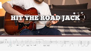 Hit The Road Jack  Fingerstyle TAB [upl. by Mooney]