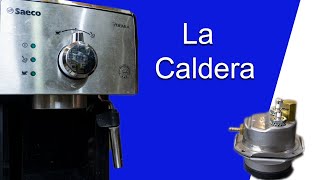 CALDERA cafetera 😎😎 PHILLIPS SAECO POEMIA 👀👀 cómo funciona ☕☕ Válvula aguja [upl. by Severson]