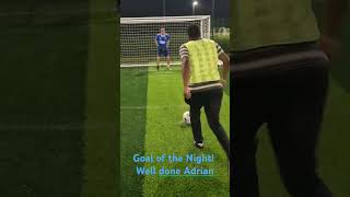 Goal of the Night Adrian football soccer penalty disabilityfootball 5asidefootball [upl. by Aivata414]