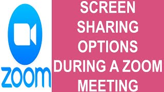 Screen Sharing Settings in Zoom During a Meeting  How to Allow Participants Share Screen Same Time [upl. by Lilaj728]