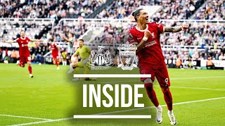 INSIDE Newcastle Utd 12 Liverpool  INCREDIBLE behindthescenes from dramatic comeback [upl. by Certie]