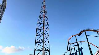 Cedar Point Top Thrill 2  OffRide Footage [upl. by Tray]