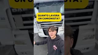 Voi quanto avete lavorato questa settimana camionista camion lavorare [upl. by Ydnyc]