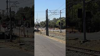 Bidwell Street Railroad Crossing Inbound Crossing Beacon Test Folsom CA 9252024 [upl. by Adeline491]