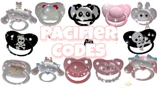 Roblox Baby Pacifier Codes Brookhaven Berry Avenue and Bloxburg PT3 [upl. by Carina]