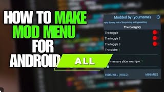 Tutorial How To Make Lgl Mod Menu  Part 1 [upl. by Nagle661]