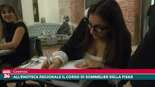 Cosenza AllEnoteca Regionale il corso di sommelier della FISAR [upl. by Rekcut904]