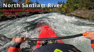 N Santiam River Kayaking  092824 1550 cfs [upl. by Aciras]