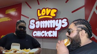 IS THIS BETTER THAN DIXY CHICKEN  FOOD REVIEW  SAMMYS BIRMINGHAM [upl. by Nahor]