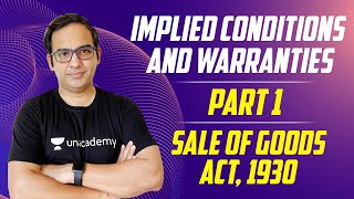 Implied Conditions and Warranties  Part 1  Sale of Goods Act 1930 [upl. by Faludi653]