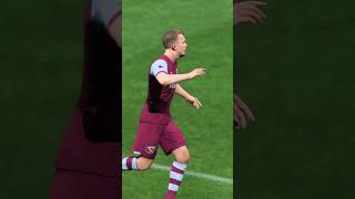 JAMES WARD PROWSE FREE KICK VS EVERTON WESTHAM SOCCER [upl. by Martinelli]