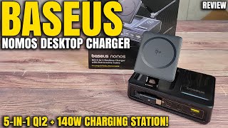 The Ultimate Desktop Charging Station  Baseus Nomos 140W 5In1 Desktop Charger Review [upl. by Limaj]