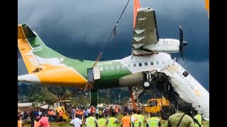 Accident davion en Tanzanie  lépave extraite du lac Victoria [upl. by Jovia]