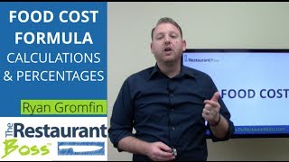 Food Costs Formula How to Calculate Restaurant Food Cost Percentage [upl. by Htrag]