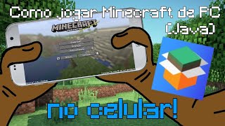 Minecraft de PC java no celular MCinaBox  MrZaachey [upl. by Ryann]