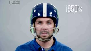 Through The Decades Football Helmet [upl. by Hgielrac]