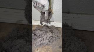 This dryer vent was SUPER CLOGGED First cleaning in 16 years 🤯 oddlysatisfying dryerventcleaning [upl. by Auof]