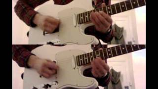 Foals  Cassius Intro  Guitar Cover Both Guitar Parts [upl. by Ettenig184]