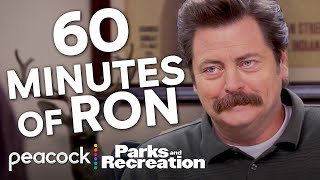 60 Minutes Of Iconic Ron Swanson Moments  Parks and Recreation [upl. by Stanislaus]